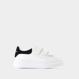 Sneakers Oversize - Alexander Mcqueen - Cuir - Blanc/Noir
