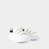 Sneakers Oversize - Alexander Mcqueen - Cuir - Blanc/Noir