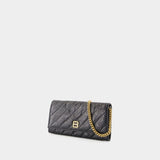 Wallet On Chain Crush - Balenciaga - Cuir - Noir
