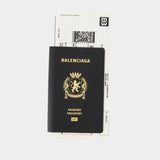 Porte-Passeport - Balenciaga - Cuir - Noir