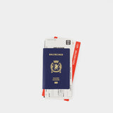 Porte Passeport - Balenciaga - Cuir - Bleu