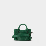 Sac À Bandoulière Le City Mini - Balenciaga - Cuir - Vert