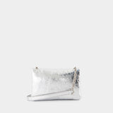 Sac Porté Épaule Monaco - Balenciaga - Cuir - Argenté