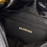 Sac Porté Épaule Monaco - Balenciaga - Cuir - Noir
