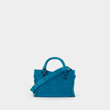 Sac À Bandoulière Le City Mini - Balenciaga - Cuir - Bleu