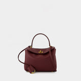 Sac À Main Rodeo Top Handle Mini - Balenciaga - Cuir - Bordeaux