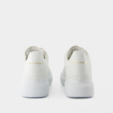 Sneakers Oversized - Alexander McQueen - Cuir - Blanc