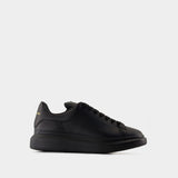 Sneakers Oversized - Alexander McQueen - Cuir - Noir