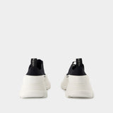 Sneakers Tread  Slick - Alexander McQueen - Toile - Noir/Blanc