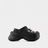 Mules Crocs - Balenciaga - Synthétique - Noir