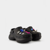 Mules Crocs - Balenciaga - Synthétique - Noir