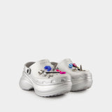 Mules Crocs - Balenciaga - Synthétique - Violet