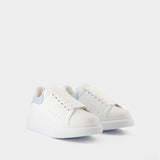 Sneakers Oversized - Alexander McQueen - Cuir - Blanc