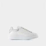 Sneakers Oversized - Alexander McQueen - Cuir - Blanc