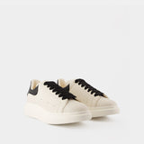 Sneakers Oversized - Alexander McQueen - Cuir - Blanc
