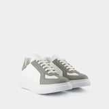 Sneakers Oversized - Alexander McQueen - Cuir - Blanc