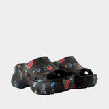 Sandales Pool - Balenciaga - Synthétique - Noir