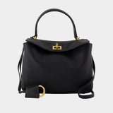 Sac À Main Rodeo Top Handle Mini - Balenciaga - Cuir - Noir