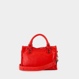 Sac À Bandoulière Le City Mini - Balenciaga - Cuir - Rouge