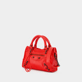 Sac À Bandoulière Le City Mini - Balenciaga - Cuir - Rouge