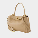 Sac À Main Rodeo Top Handle Small - Balenciaga - Cuir - Beige