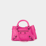 Sac À Bandoulière Le City Mini - Balenciaga - Cuir - Rose