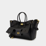 Sac À Main Bel Air Carry All Small - Balenciaga - Cuir - Noir