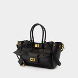 Sac À Main Bel Air Carry All Mini - Balenciaga - Cuir - Noir