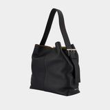Cabas T-Bar Sling - Alexander McQueen - Cuir - Noir