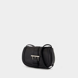 Sac À Main T-Bar Satchel Mini - Alexander McQueen - Cuir - Noir