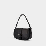 Sac À Main T-Bar Satchel - Alexander McQueen - Cuir - Noir