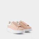 Sneakers Oversized - Alexander McQueen - Cuir - Rose