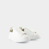 Sneakers Oversized - Alexander McQueen - Cuir - Blanc