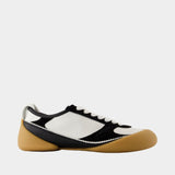 Sneakers Oversized - Alexander McQueen - Cuir - Blanc