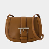 Sac À Main T-Bar Satchel Mini - Alexander McQueen - Cuir - Marron