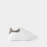 Sneakers Oversized - Alexander McQueen - Cuir - Blanc