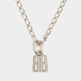 Collier Nano Thin - Balenciaga - Métal - Argenté