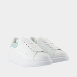 Sneakers Oversized - Alexander McQueen - Cuir - Blanc