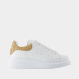 Sneakers Oversized - Alexander McQueen - Cuir - Blanc