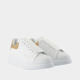 Sneakers Oversized - Alexander McQueen - Cuir - Blanc