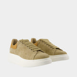 Sneakers Oversize - Alexander McQueen - Cuir - Beige