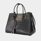 Cabas Hampton Carry All Small - Balenciaga - Cuir - Noir