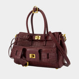 Sac À Main Bel Air Carry All - Balenciaga - Cuir - Bordeaux