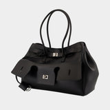 Sac À Main Bel Air Carry All Medium - Balenciaga - Cuir - Noir