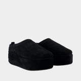 Mules Alaska - Balenciaga - Cuir - Noir