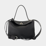 Sac À Main Rodeo Top Handle Small - Balenciaga - Cuir - Noir