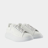 Sneakers Oversized - Alexander McQueen - Cuir - Blanc
