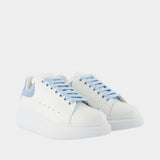 Sneakers Oversized - Alexander McQueen - Cuir - Blanc