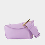 Sac À Bandoulière T-Bar Sling - Alexander McQueen - Cuir - Violet