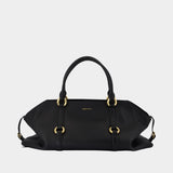 Sac À Main Farringdon Maxi - Alexander McQueen - Cuir - Noir